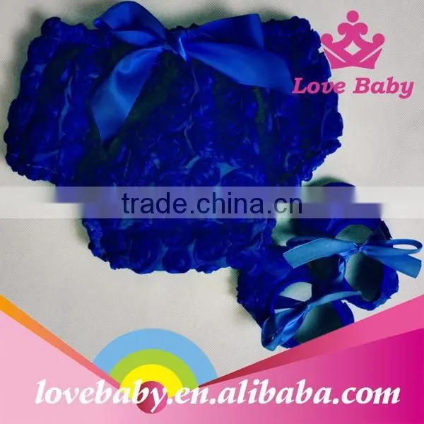 Wholesale Fashion Rosette Style Bloomer Set/ Baby Diapers photo-2