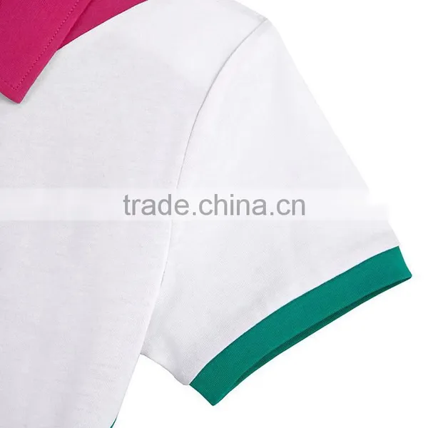 Dry Fit Custom China Factory 95% Polyester 5% Spandex Polo Shirts photo-4