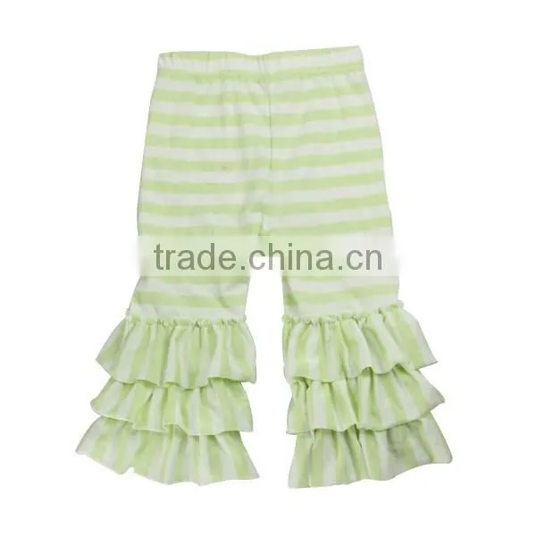 Newest Persnickety Girls Stripe Cotton Pants Kids Toddler Triple Ruffle Leggings photo-5