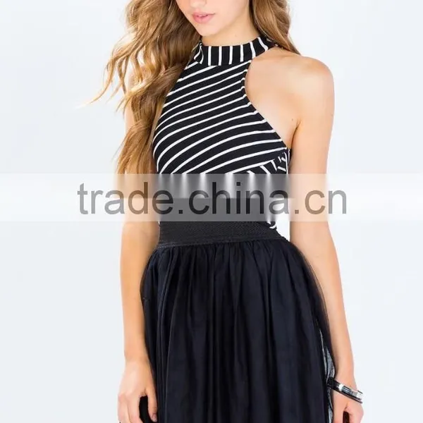 Adorable High Waist Full Lining Tulle Skirt Fashion Lady Skirt photo-3
