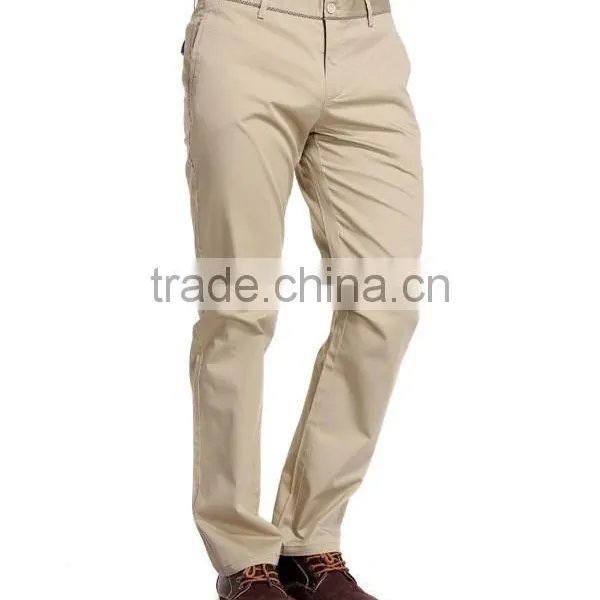 High Quality Hot Sale 100% Cotton Latest Design Pants Men Trousers photo-3