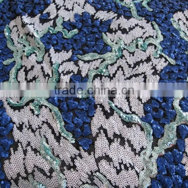 Sequins Fabric 3mm Sequins Fabric Lace Fabric photo-2
