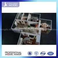 Various Scales Real Estate Properties Residential Building Scale Model