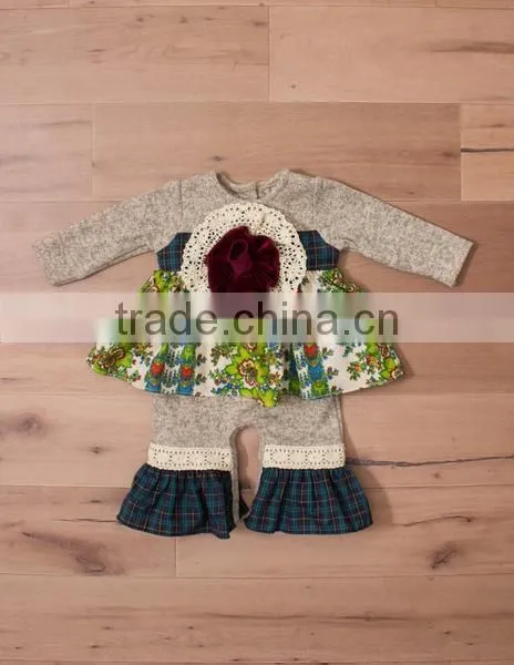 Latest Design 2017 Toddler Girls Boutique Clothing Set photo-5