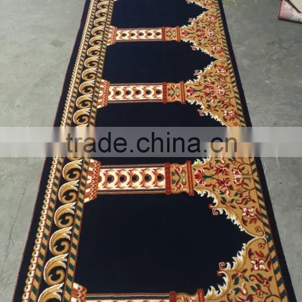 Wilton Moslem Rug Mosque Prayer Carpet photo-4