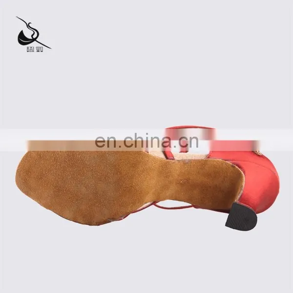 08B5L135 Women's Satin Latin Dance Shoes photo-6