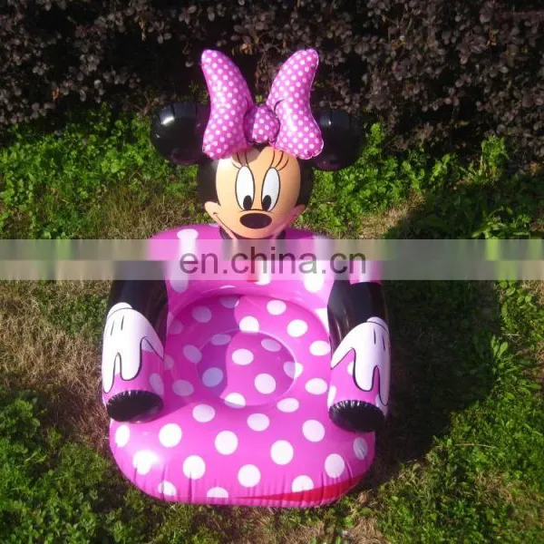 ICTI Approved Material Comply With ASTM Standard and EN 71 Cartoon Winnie Air Bed Inflatable Bed Sofa photo-4