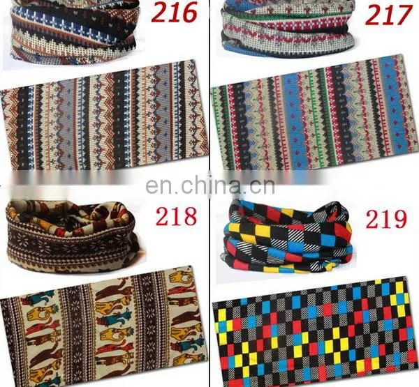 Well Elastic Neckerchief, Kerchief, Waist Bracer, Multi Functional Textile Infinity Scarf photo-2