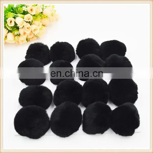 2016 New Fashion Colorful Cheap Real Fur Ball Rabbit Pom Pom photo-2
