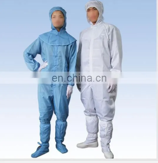 Maxsharer Wholesale Polyester Material Esd Cleanroom Coverall for Cleanroom Use photo-2