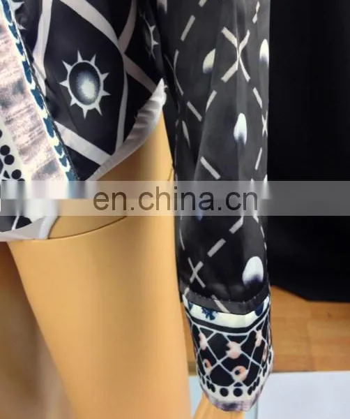 2017 Wholesale Mature Style Brown Vintage Printed Small Jacket for Woman photo-3