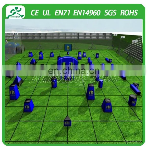 Inflatable Paintball Game Online, Inflatable Paintball Bunkers Set photo-3