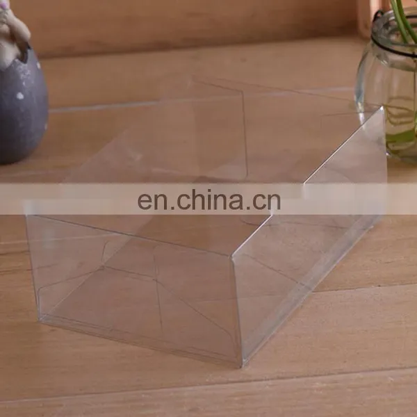 Wholesale Customized PVC Square Transparent Packing Box, PET Clear Folding Box, Pvc Blister Box photo-3
