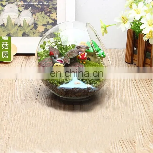 Terrarium Glass Terrarium Round Clear Glass Globe Ball Terrarium Planters Container Glass Flower Vase photo-2