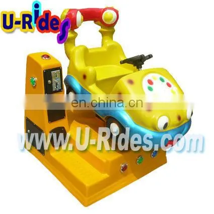 Battery Pack Bumper Mini Game Machine Car Toys for Kids