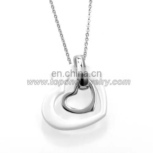 Chinese Wholesale Jewelry Flower Engraved Round Ceramic Pendant photo-4