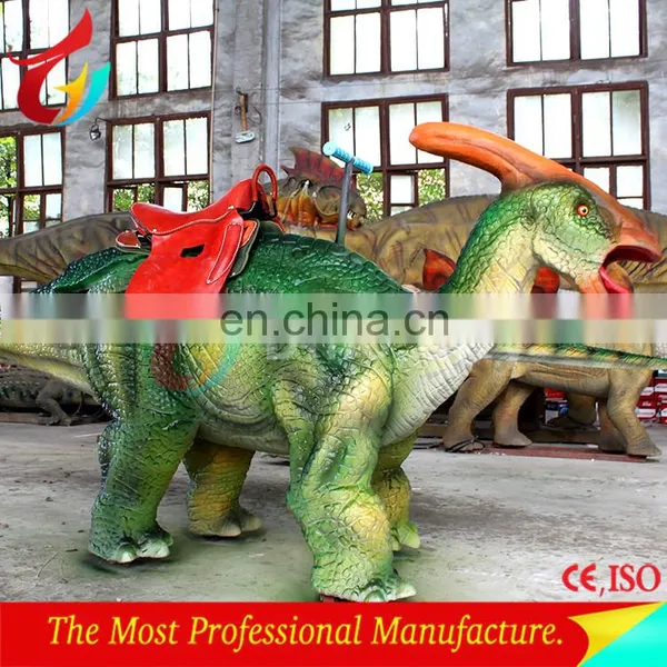 Realistic Robot Riding Dinosaur for Dinosaur Park photo-4