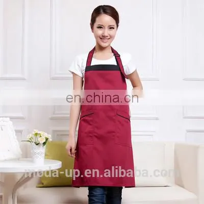 Cotton Polyester Kitchen Apron With Custom Logo High Quality From China photo-4