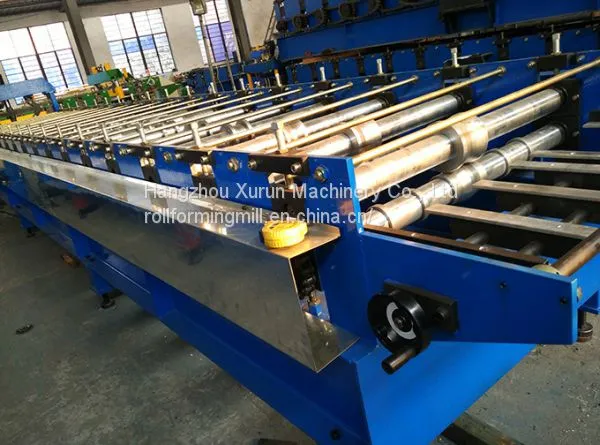 Roof Wall Panel IBR Trapezoidal Roll Forming Machine Metal PPGI Galvanized Steel Profile Lines photo-2