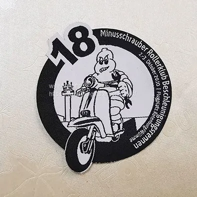 Custom iorn on woven patches,Woven patches,Patches