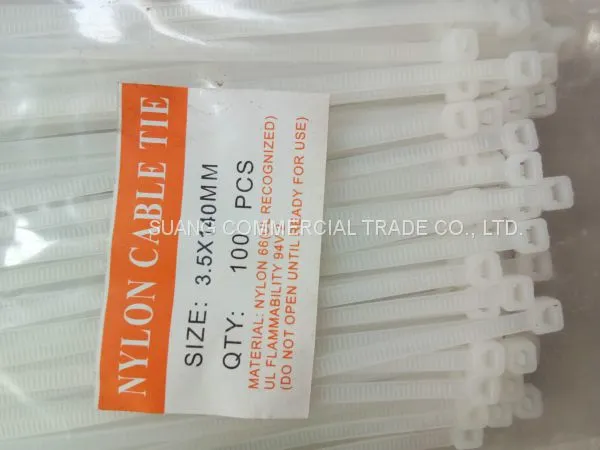 Various Models High Quality Nylon Cable Ties/plastic Cable Ties photo-4