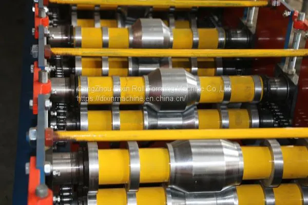 Roof Ridge Cap Tile Roll Forming Machine With Two Profie Equipment photo-4