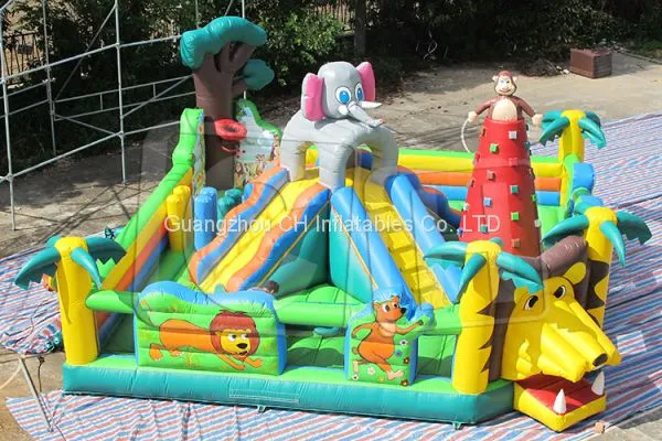 CH Funny Inflatable Bouncer Combo Commercial Inflatable Playground With Slide photo-5