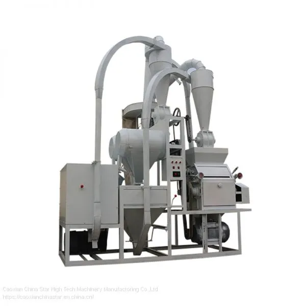 Commercial Wheat Flour Mill Machine 12ton/day Polenta Corn Flour Milling Units Masa Harina Making Plant India Nshima Corn Flour