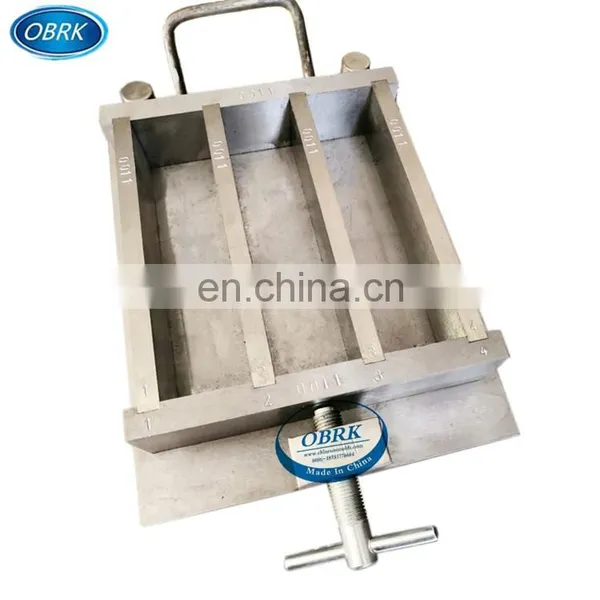 40*40*160mm Three Gang Moulds Steel Three Gang Concrete Test Mould photo-3