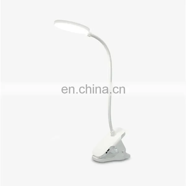 2020 Hot Sales Usb Power Supply Clip Desk Lamp Brightness Adjustable Touch Table Lamp photo-7