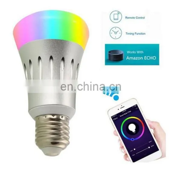 Frankever US/EU Standard Led Wifi Light Bulb Smart Home Controlled by Mobile App photo-2