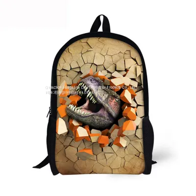 Wholesale Small Quantity Custom Design Cool Dinosaur Backpacks Cartoon Animal Schoolbags for Primary School Students photo-4