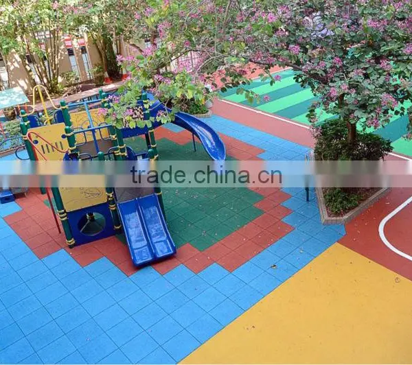 Anti-slip Outdoor Sports Rubber Flooring photo-6