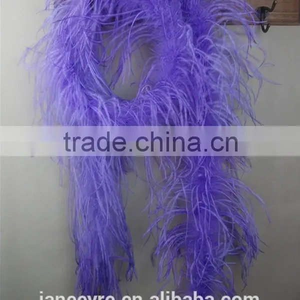 Wholesale Feather Dyed Ostrich Feather Boa For Decorate