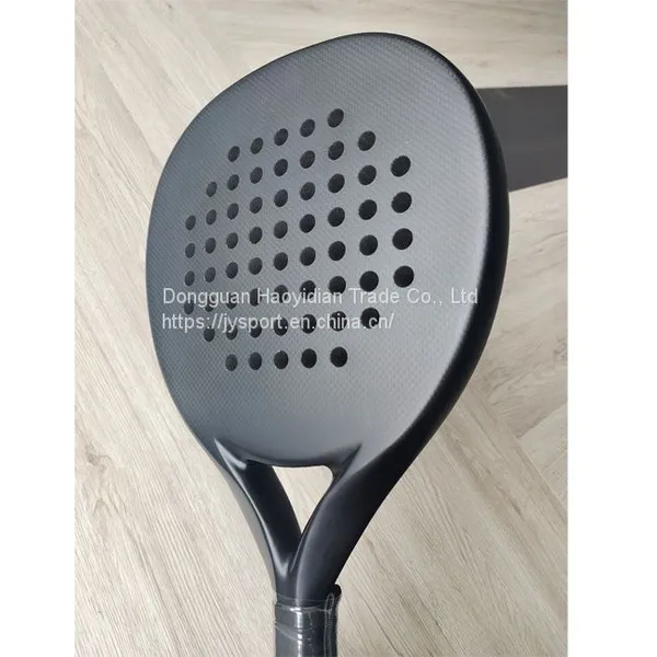 Diamond Frame Shape Carbon Padel Racket With Soft EVA Core P04 3K Surface photo-3