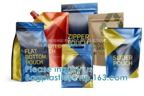 Плоскодонный слайдерный пакет ZIPLOCK для косметики, многослойный слайдерный пакет из ПП пищевого качества, слайдерные пакеты из ПП