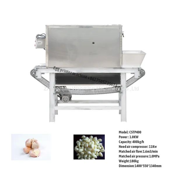 Commercial Chain Type Garlic Peeling Machine High Capacity Garlic Peeling Machine Automatic Garlic Peeler Machine photo-3