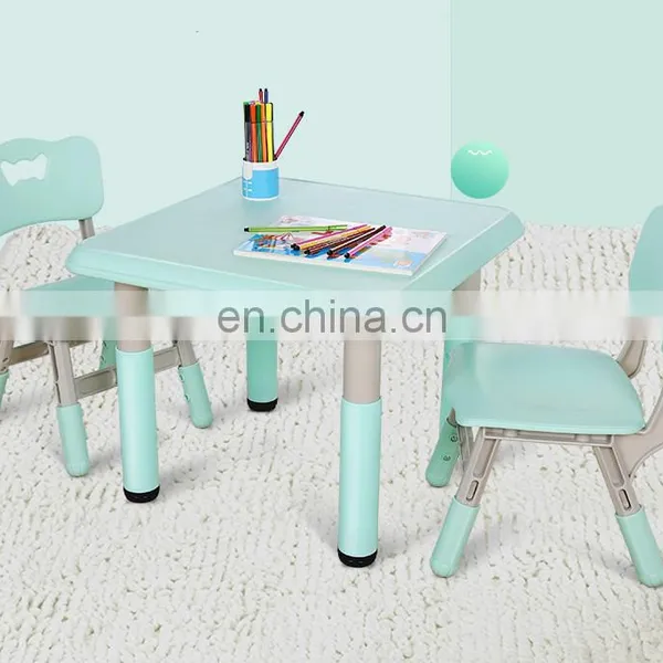 Learning Drawing Toy Plastic Baby Table and Chair Set Height Adjustable Small Children Home Reading Study Tables Kids photo-3