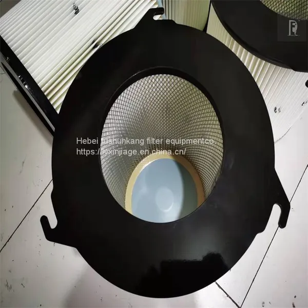 Polyester Fiber PTFE Hook Three-jaw Flange Disc Filter Cartridge-Fushunkang