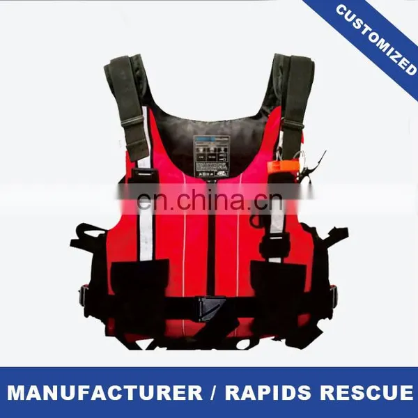 High Quality Life Jacket NBR Fabric Reflective Floating Life Vest for Adult Water Rescue photo-5