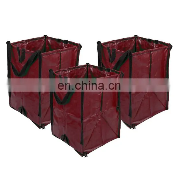 Heavy Duty 2 Packs 53 Gallons Polypropylene Flexible Storage Type Garden Leaf Bag photo-3