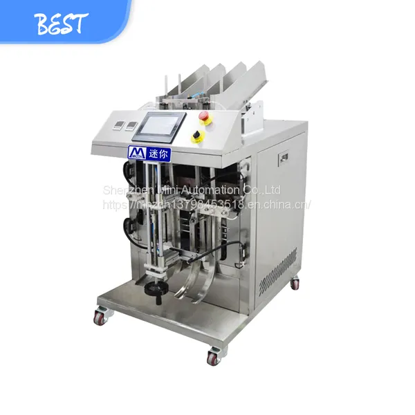 4 Side Seal Pouch Forming Face Mask Making Packing Machine Film Packing Machine Full Automatic 100 Pcs