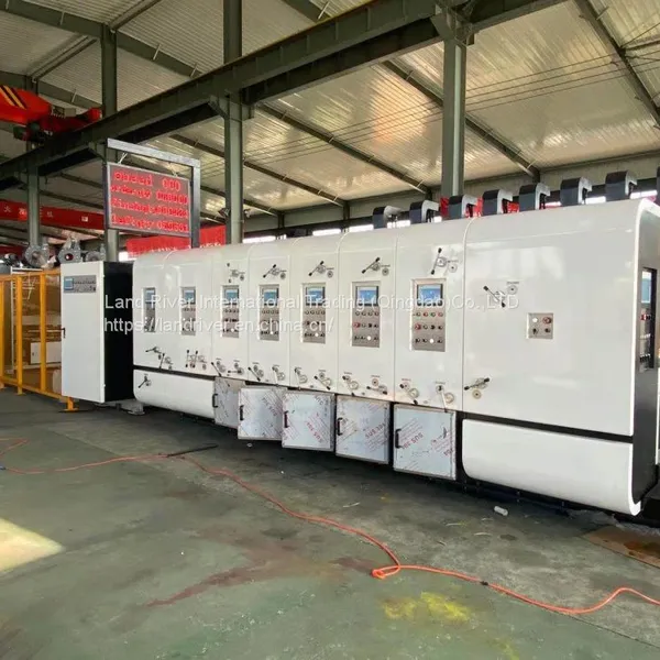 Corrugated Paper Box Carton Folding Gluing Machine Automatic Printing Slotting photo-5