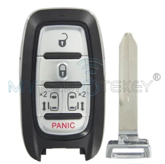 FCC M3N-97395900 Умный ключ с 5 кнопками 433 МГц с чипом Hitag-AES 4A - NCF29A1M для Chrysler Pacifica Voyager 2017 - 2021 годов. Артикул (PN) 68241531AC