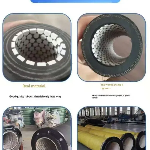 Wear-resistant Liner Ceramic Cylinders Embedded Rubber Hose photo-4