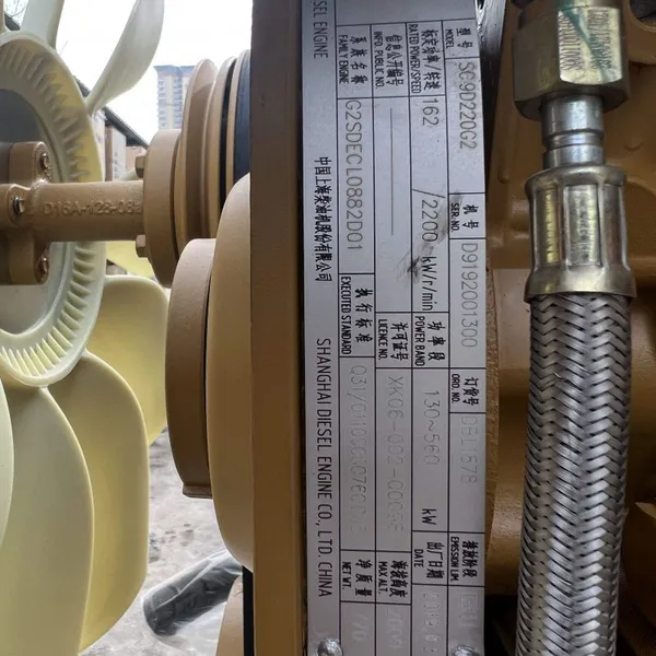 Shanghai SDEC SC9D220G2 162KW Diesel Engine for SEM922 SEM921 Grader photo-5