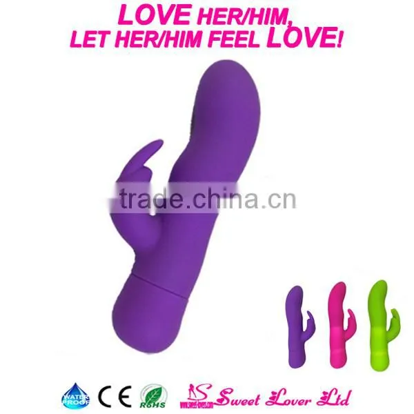 High Quality CE&RoHS Certification Thrusting Rabbit Vibrator Soft Felling Fairy Vibrator Sex Toys photo-3