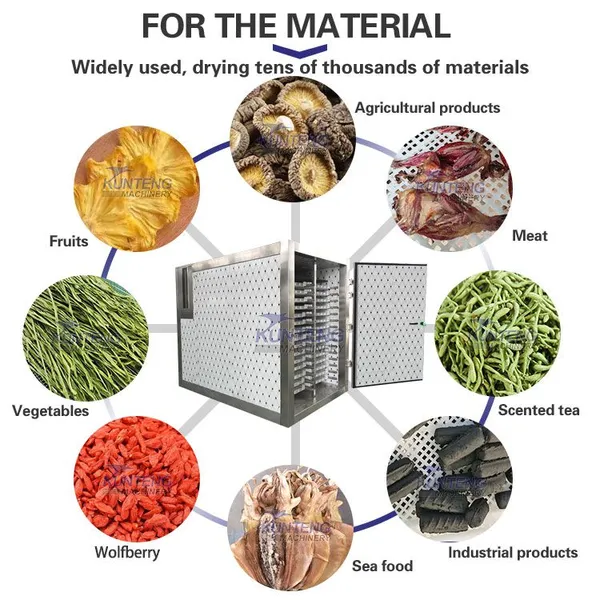 Heat Pump Tray Dryer Spice Drying Machine Black Pepper Cardamom Dryer photo-4