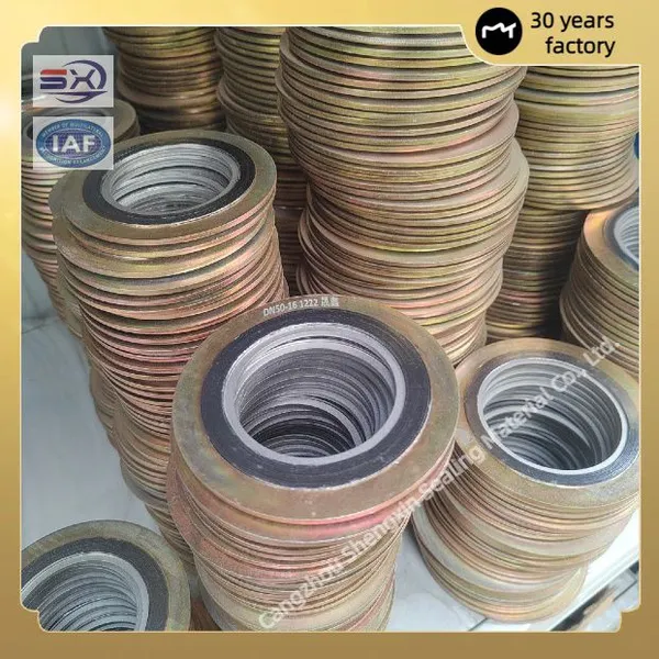 Carbon Steel Spiral Gasket Good Elasticity for Industrial Flange Joint photo-2