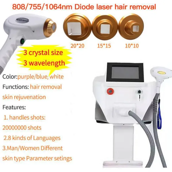 808nm Diode Laser Hair Removal Machine Three Wavelengths With 2-Year Warranty and Free Technical Training for Operators photo-4